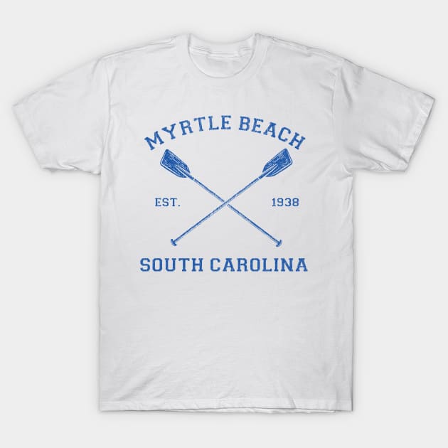 Vintage Myrtle Beach Vacation Apparel T-Shirt by Vector Deluxe